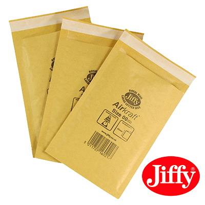 Jiffy Size JL00 (B) Envelopes - 115x195mm